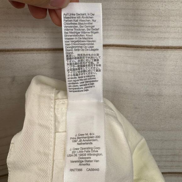 Madewell Tile White The Rilee Denim Front Slit Midi Skirt Size 27 - Picture 11 of 13